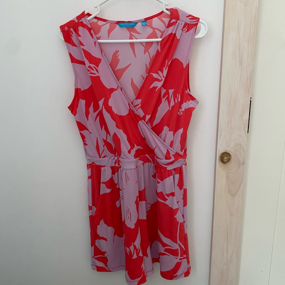 Tori Richard Honolulu Shorts Romper Tropical Sz. M